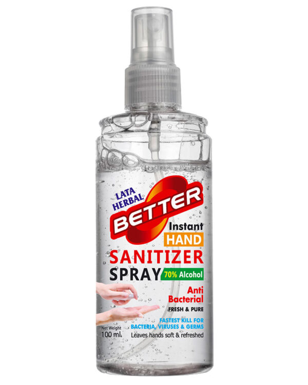 Lata Herbal Better Hand sanitizer 100ml Spray