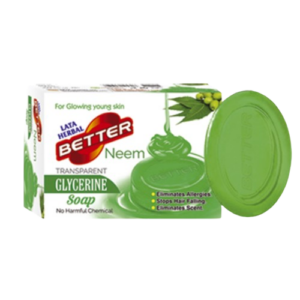 Lata Herbal Better Neem Transparent 125gm Glycerin Soap