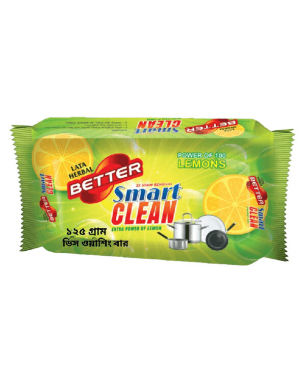 Lata Herbal Better Smart Clean 125gm Dishwashing Bar